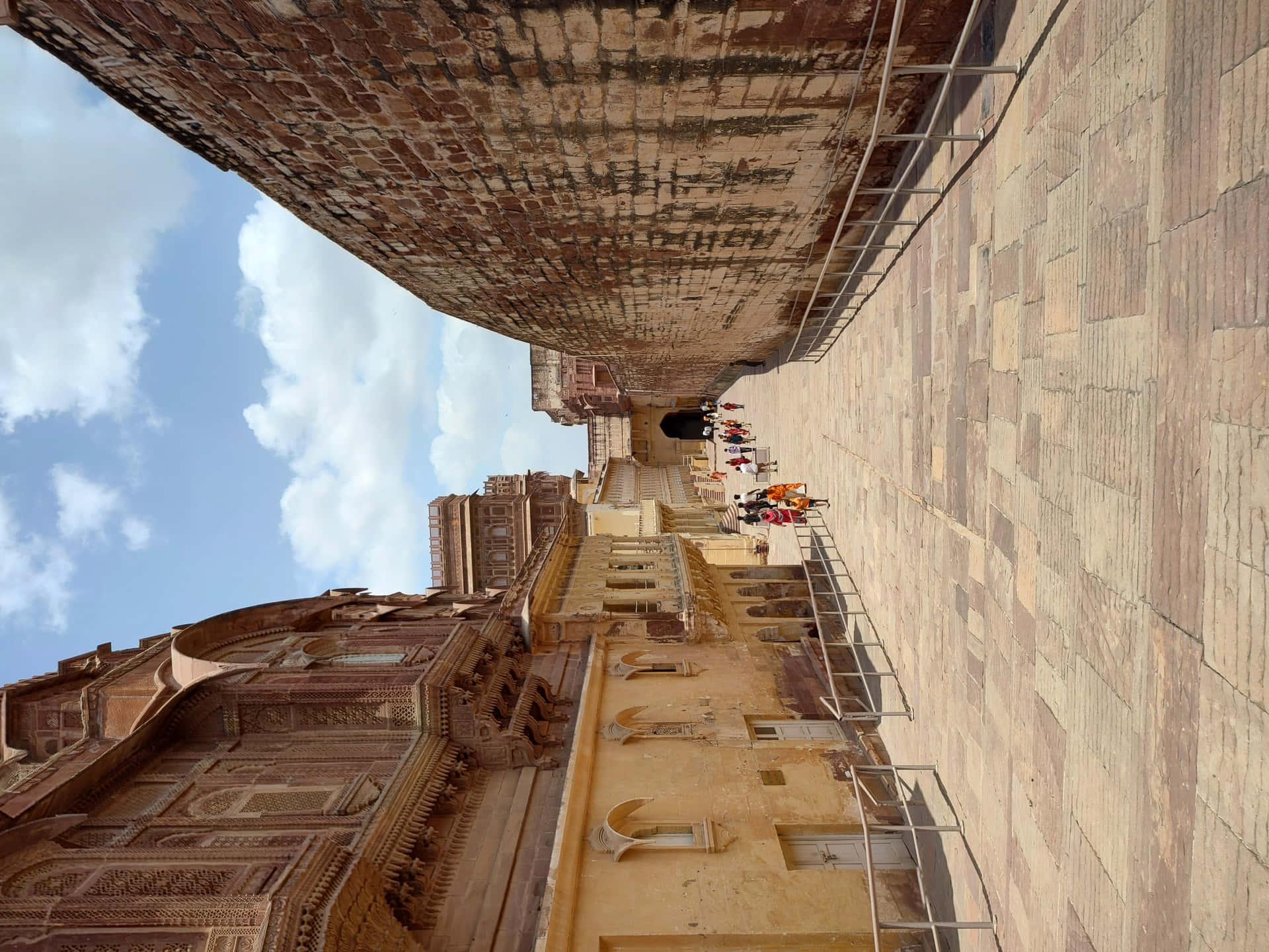 Mehrangarh Fort Sideways Image