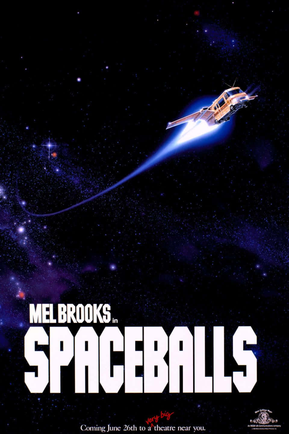 Mel Brooks Spaceballs Poster Background