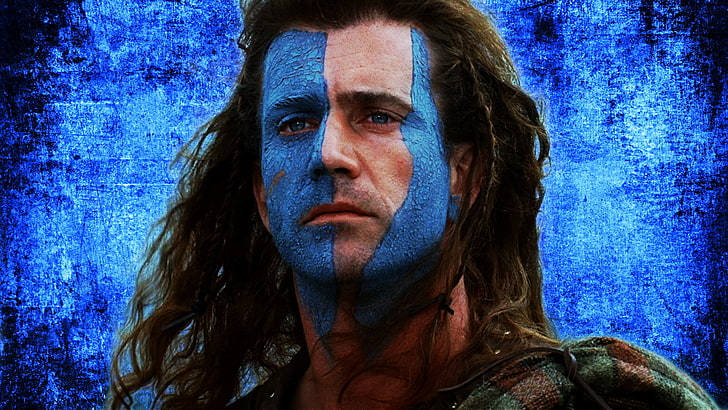 Mel Gibson As Warrior William Background