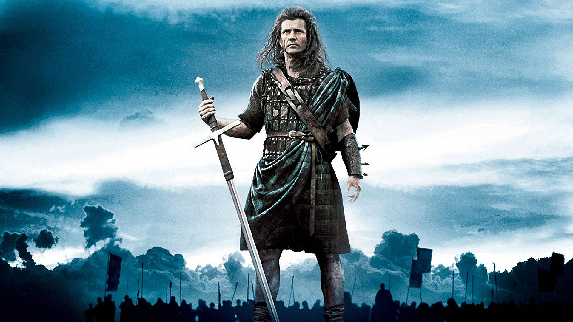 Mel Gibson As Warrior William Wallace Background