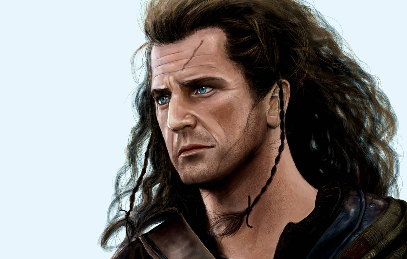 Mel Gibson Braveheart Digital Art Background