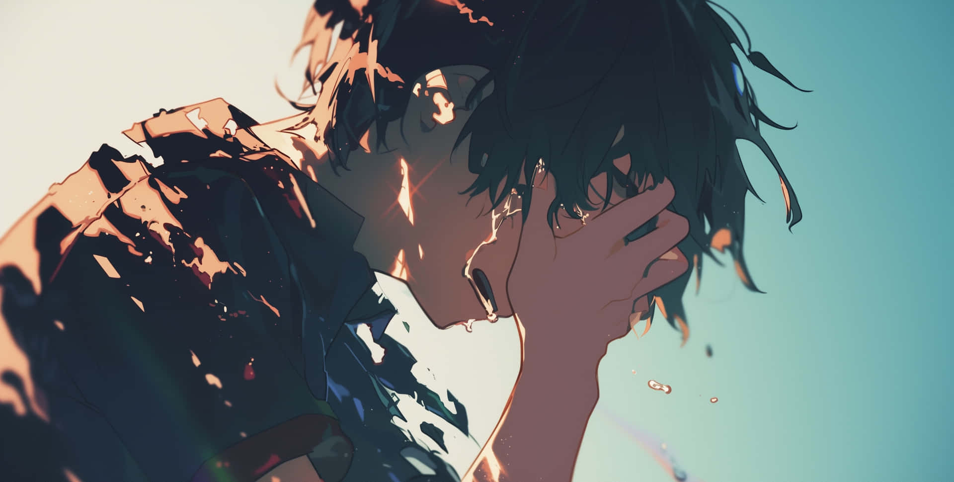 Melancholic Anime Boy Aesthetic.jpg Background