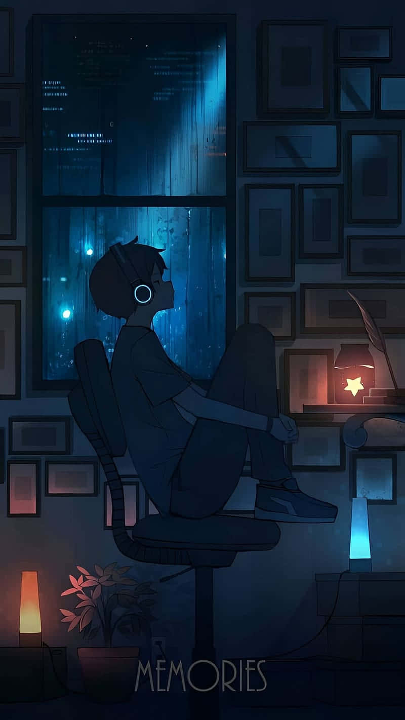 Melancholic_ Night_ Memories_ Anime Background