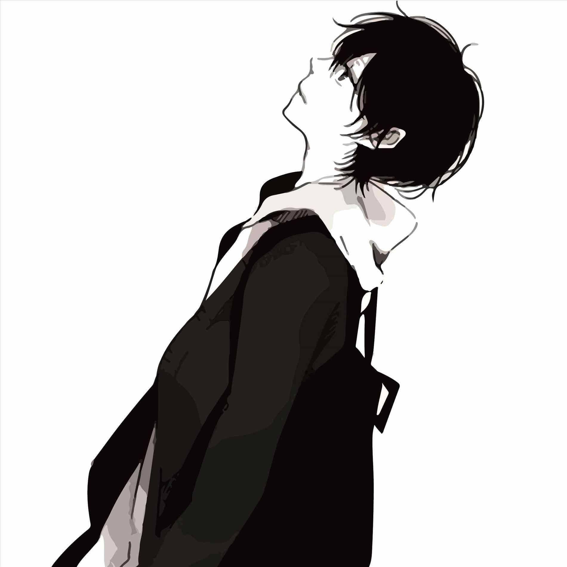 Melancholy Moments With Alone Sad Anime Boy Background