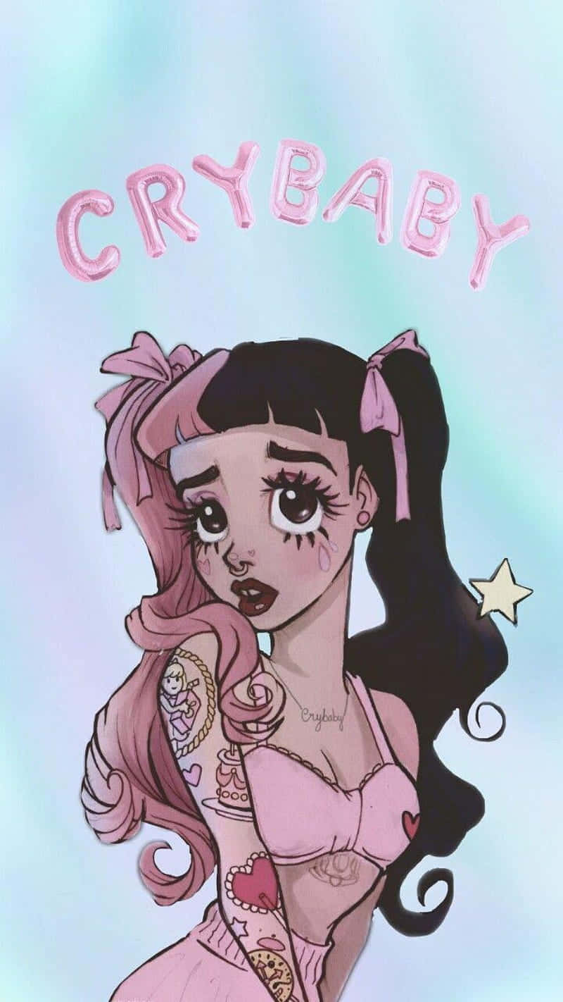 Melanie Martinez Aesthetic Cartoon Background