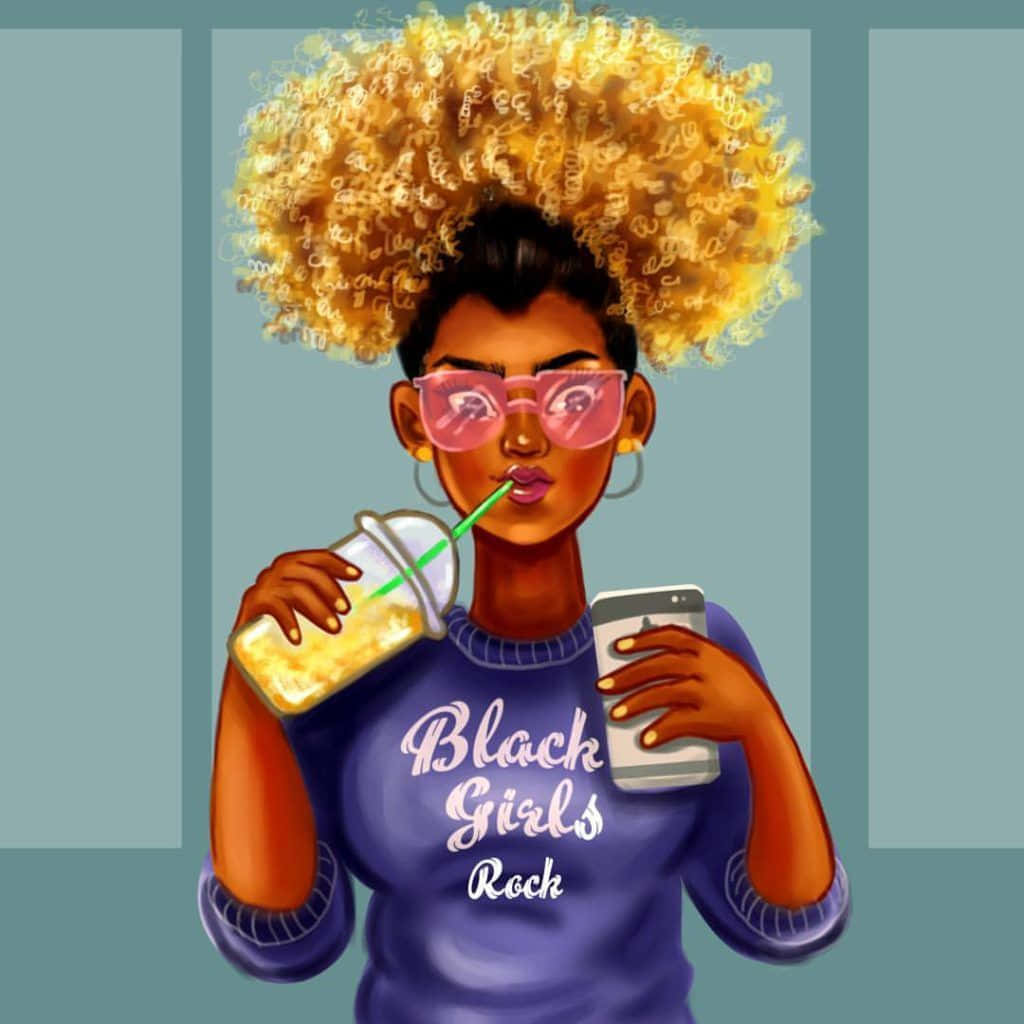 Melanin Blonde Kinky Hair