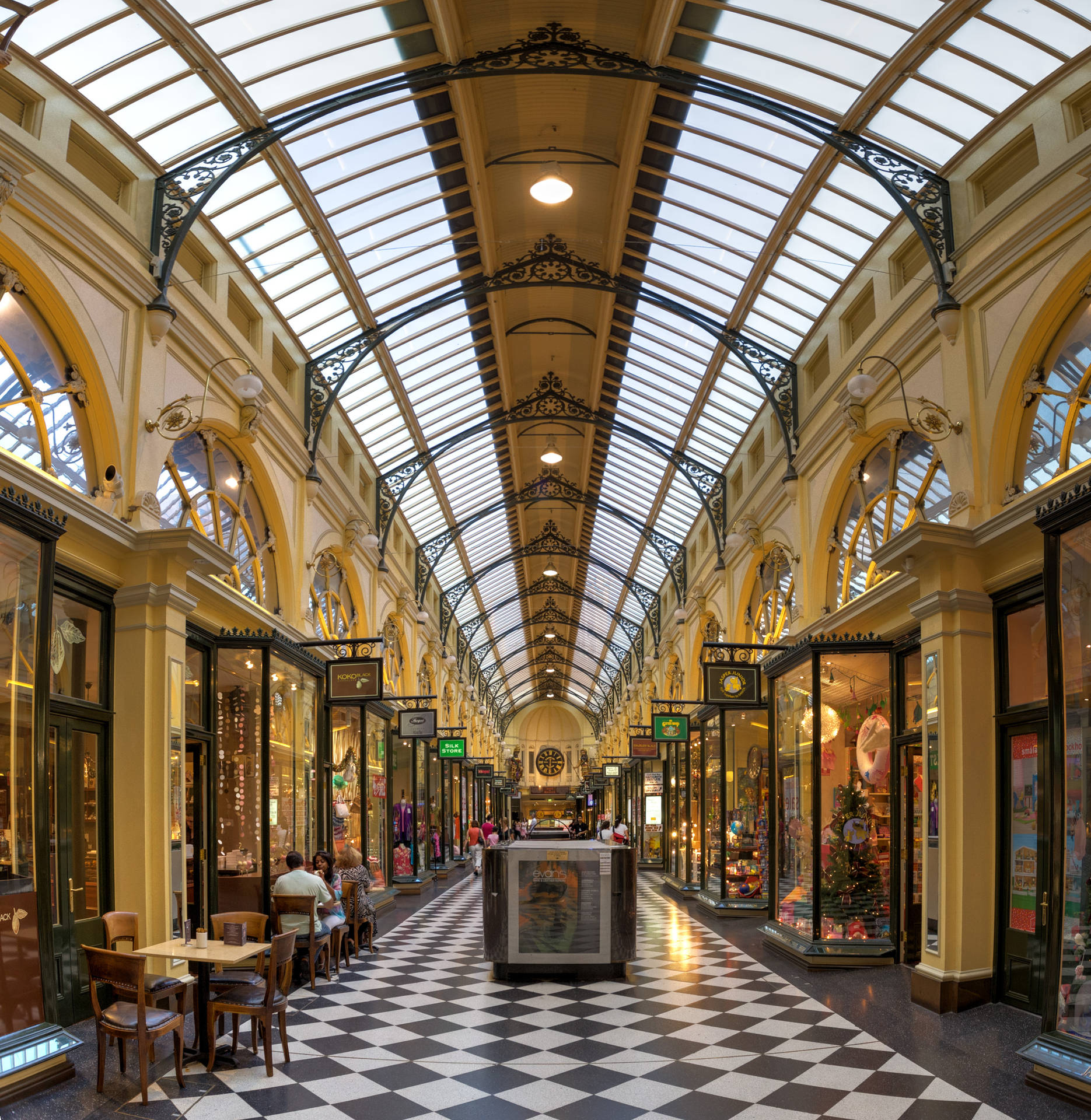 Melbourne Arcades And Laneways Background