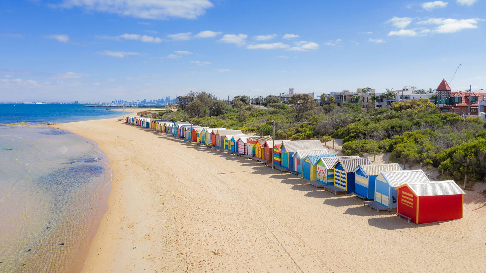 Melbourne Brighton Beach Background