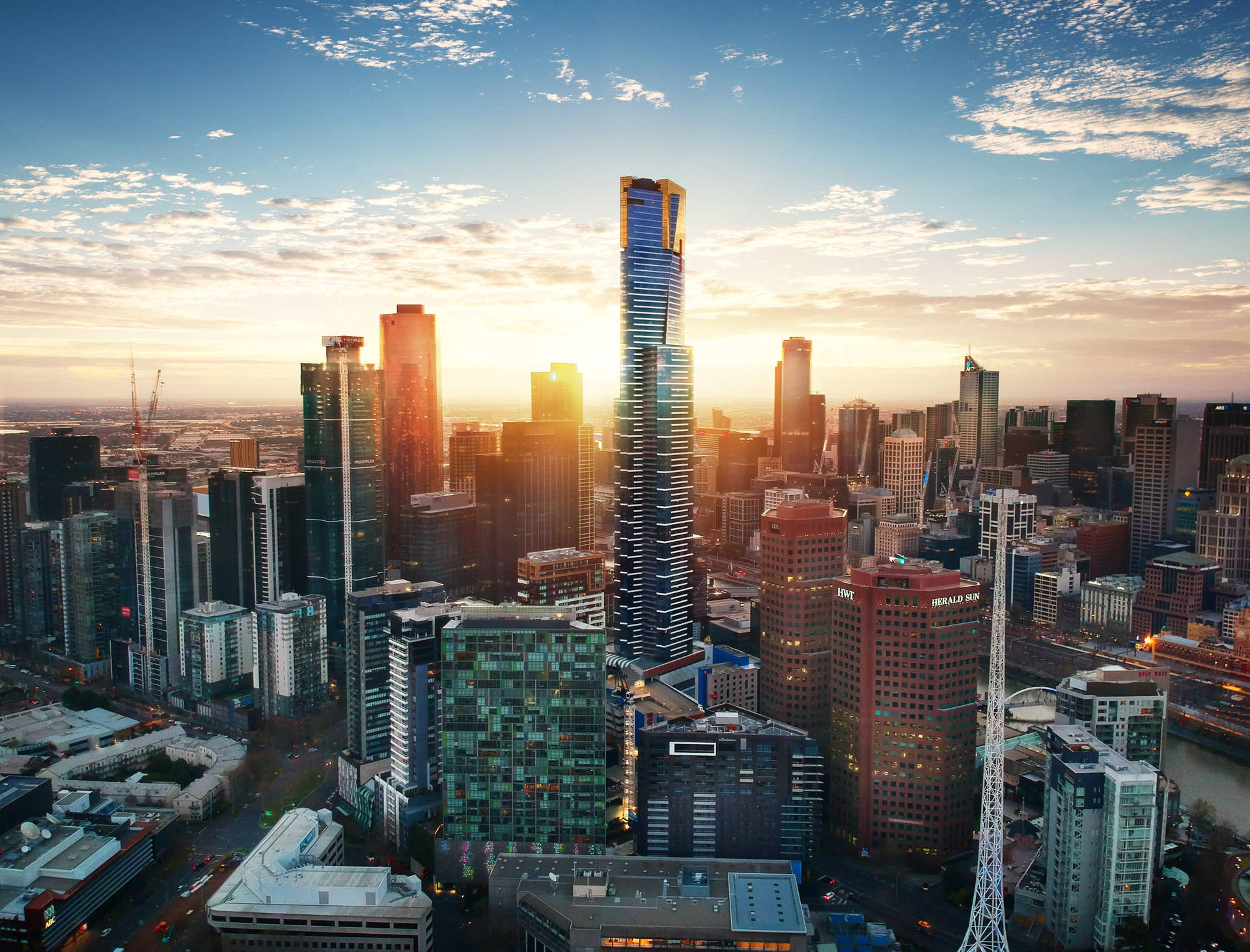 Melbourne Eureka Skydeck Background