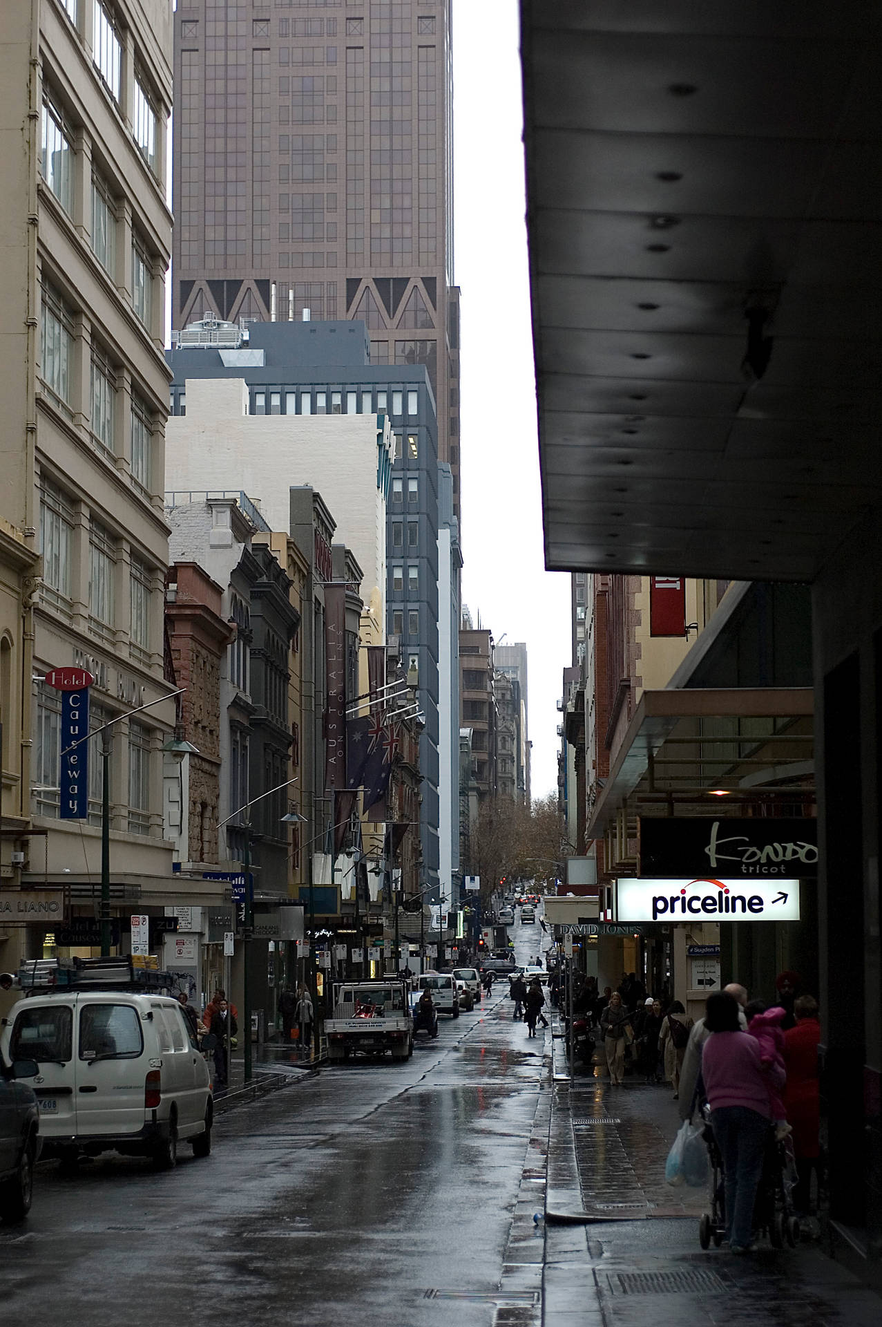 Melbourne Little Collins Street Background