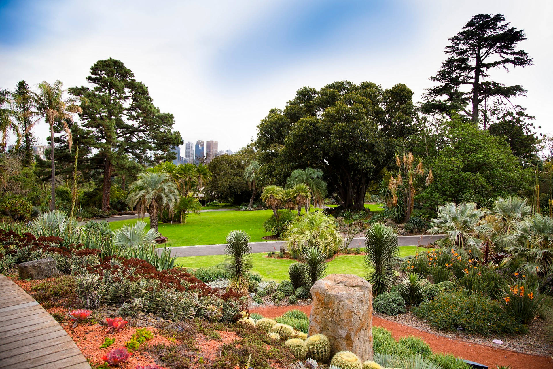 Melbourne Royal Botanic Gardens Background