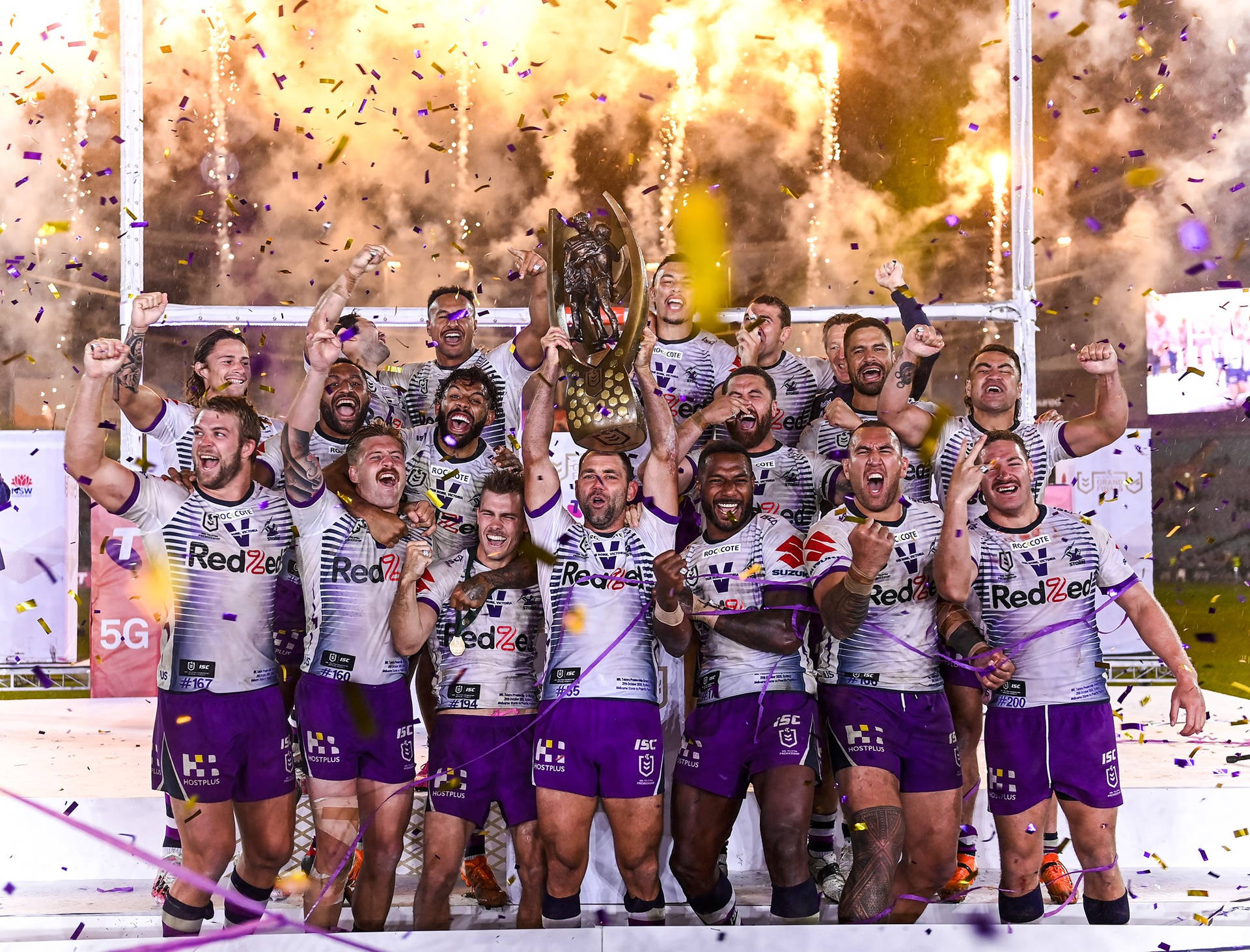 Melbourne Storm 2020 Nrl Background