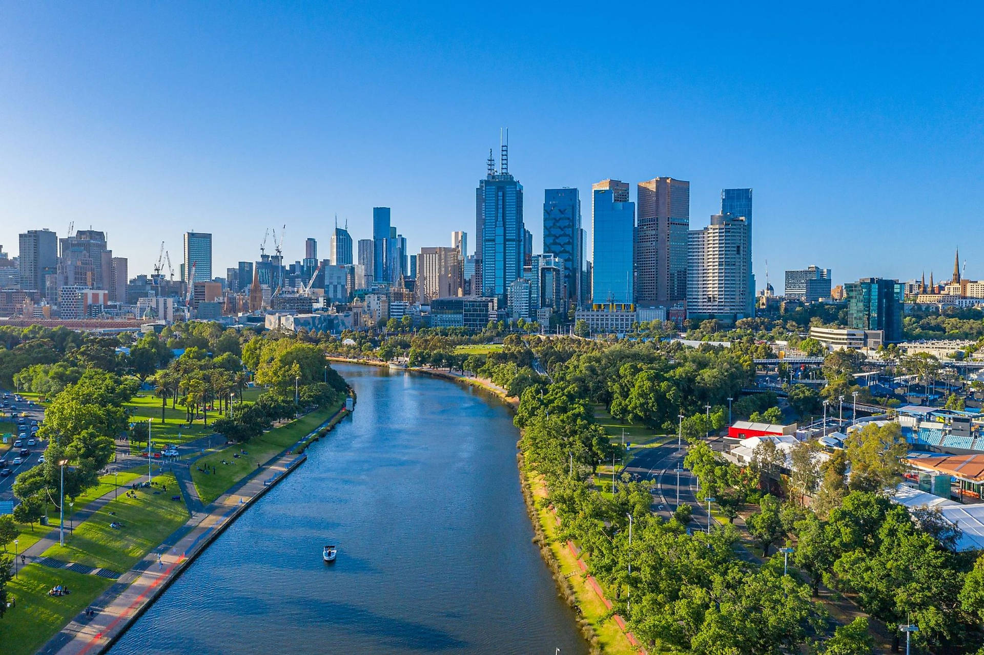 Melbourne Yarra River Background