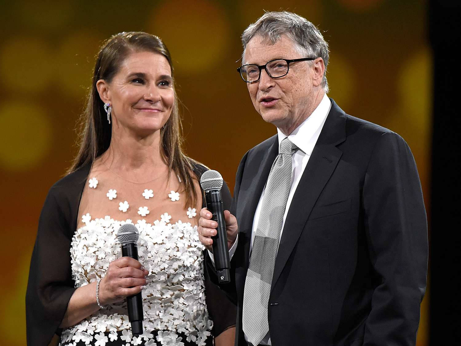 Melinda French Gates In A Black And White Ensemble