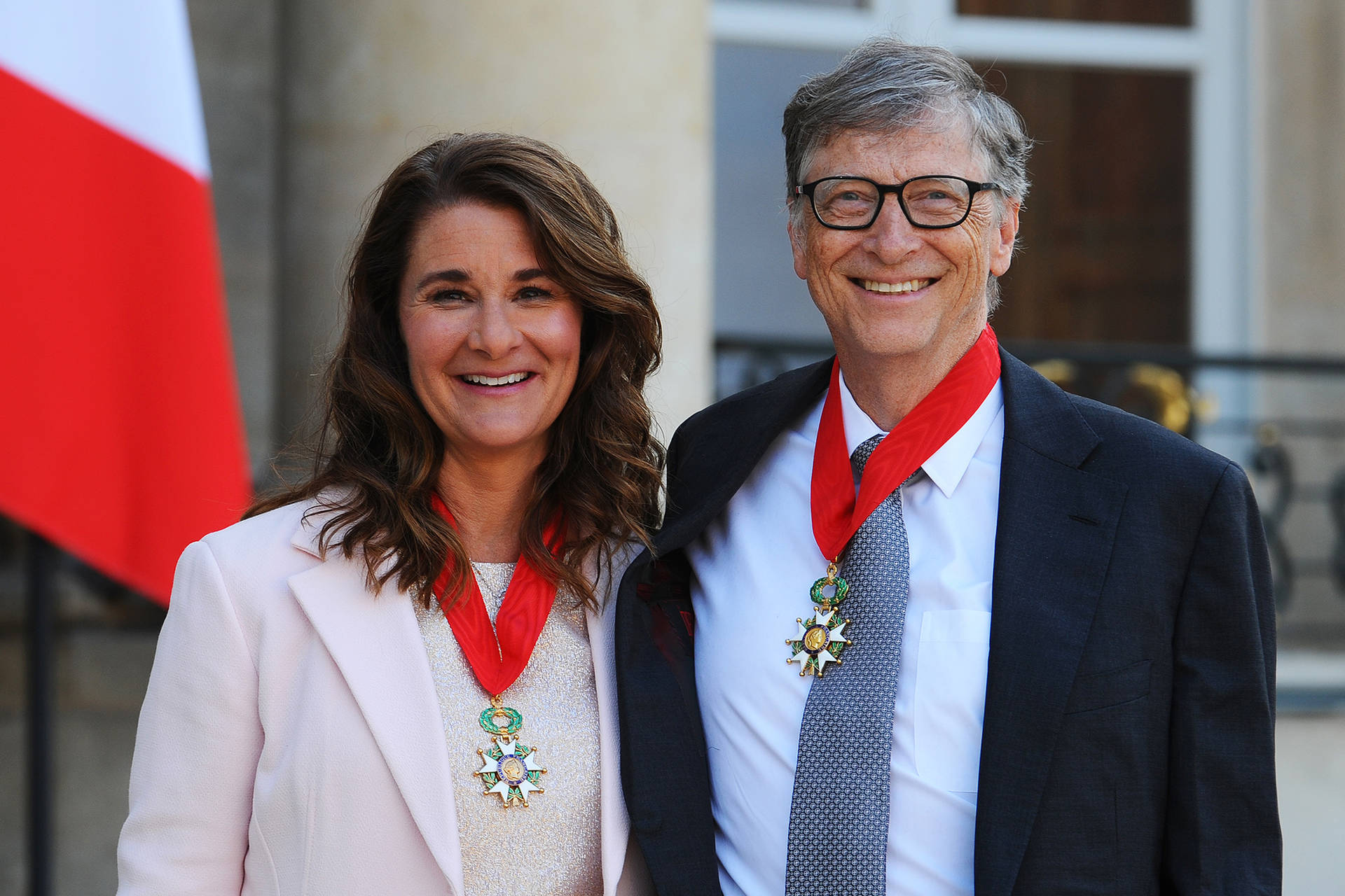 Melinda French Gates With Bill Gates Background