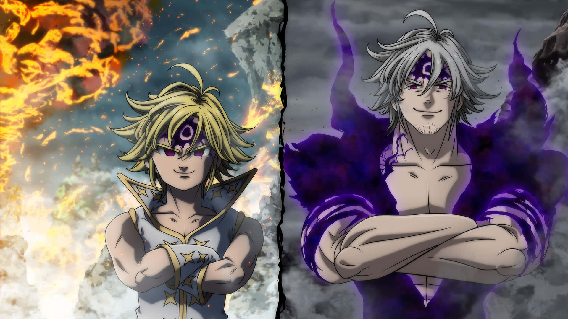 Meliodas And Estarossa Seven Deadly Sins 4k Background