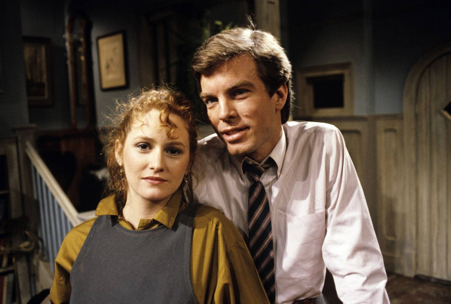 Melissa Leo And Peter Bergman In All My Children