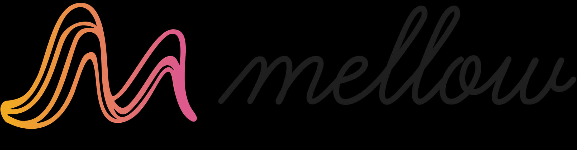 Mellow Cursive Text Graphics Background