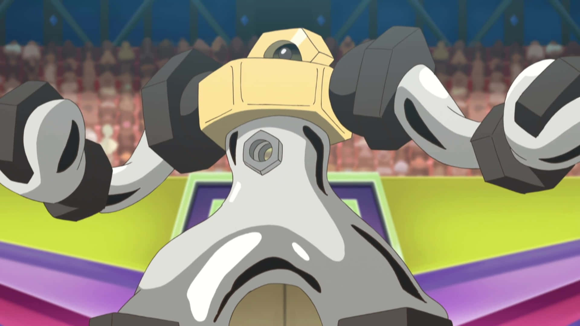 Melmetal Pokemon Standing Background