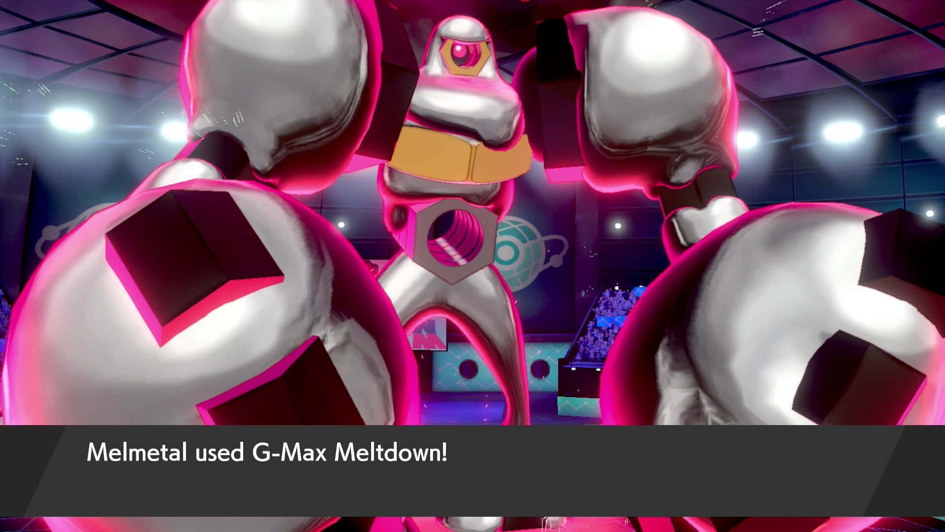 Melmetal Using G Max Meltdown Background
