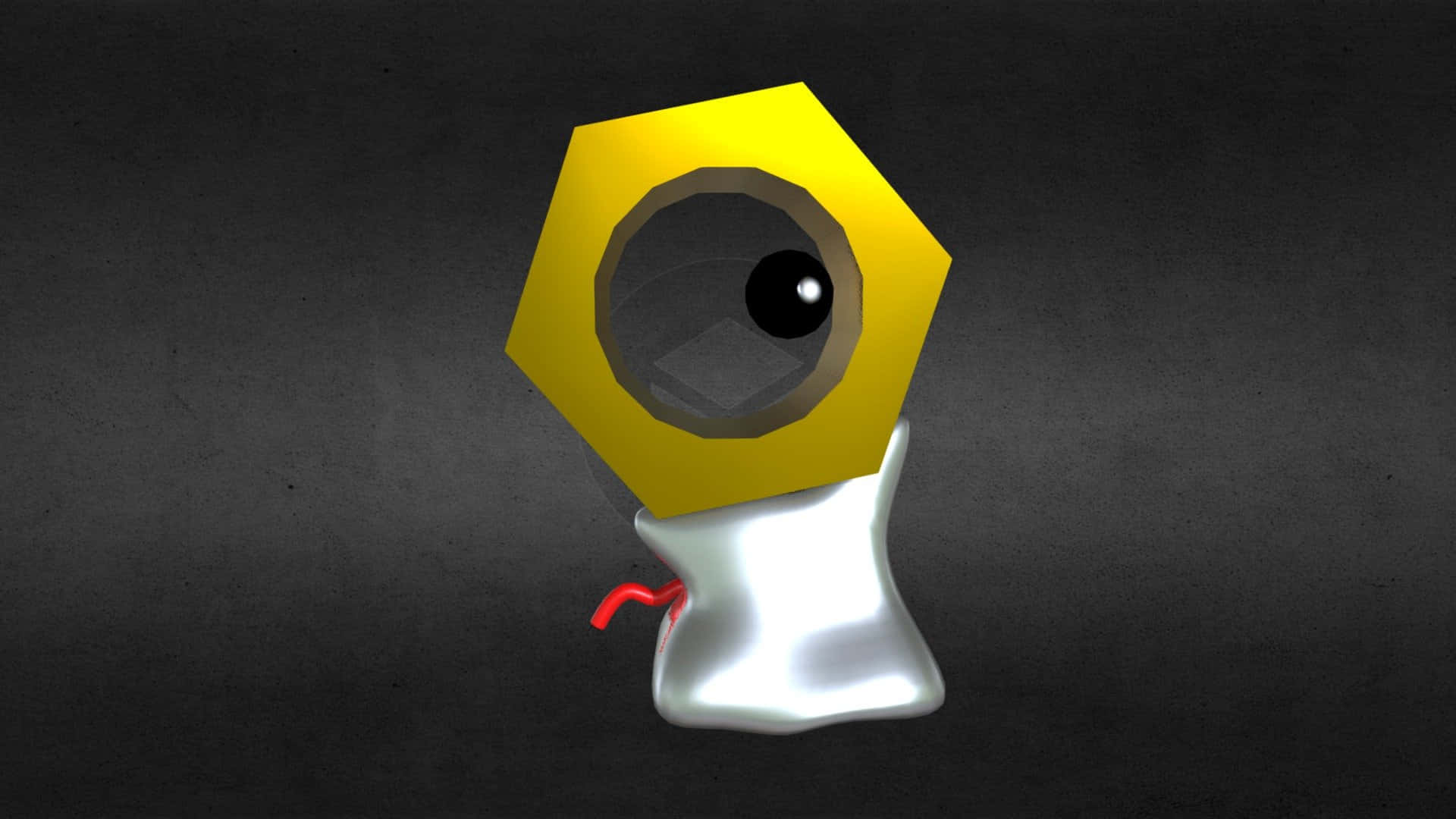 Meltan As A Steel-type Mythical Pokémon Background
