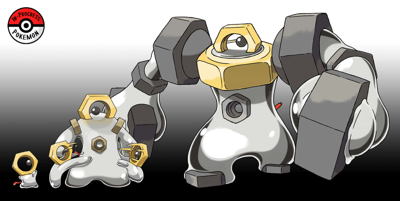 Meltan's Evolution Chain - From Meltan To Melmetal Background