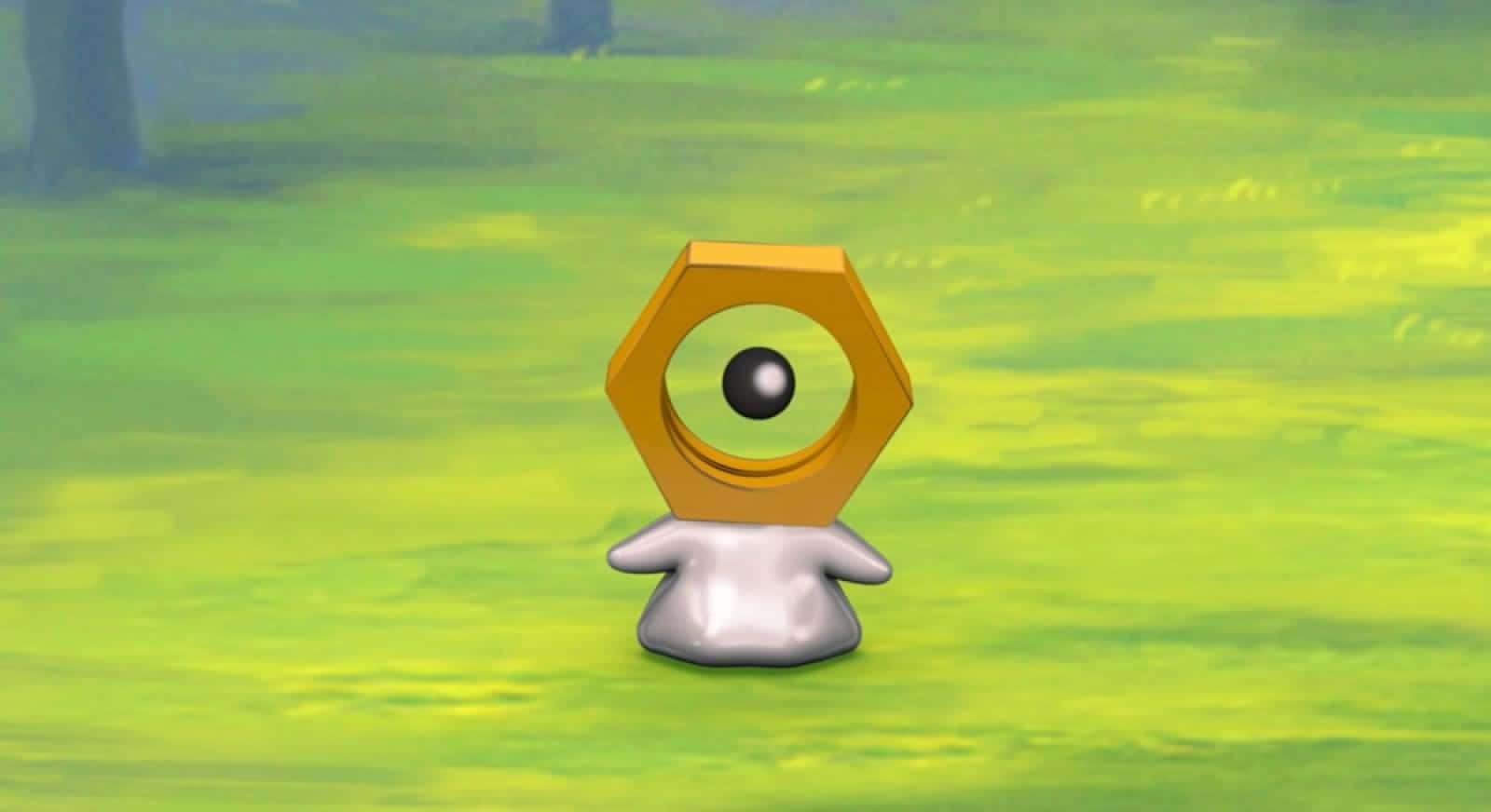 Meltan Standing On The Grass