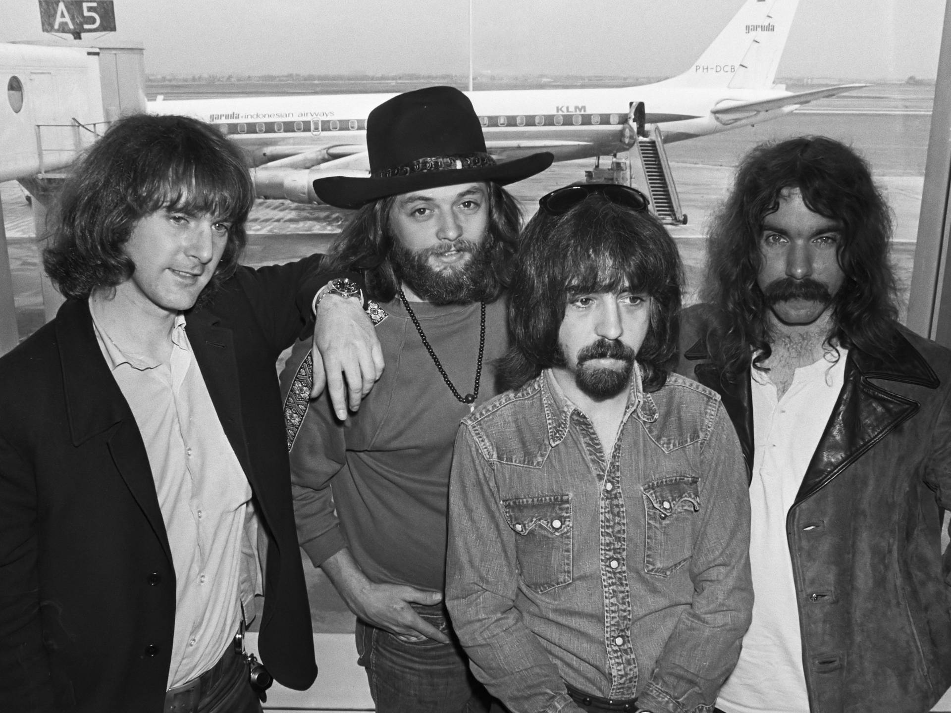 Members Of The Iconic Rock Band, The Byrds, Featuring Skip Battin. Background