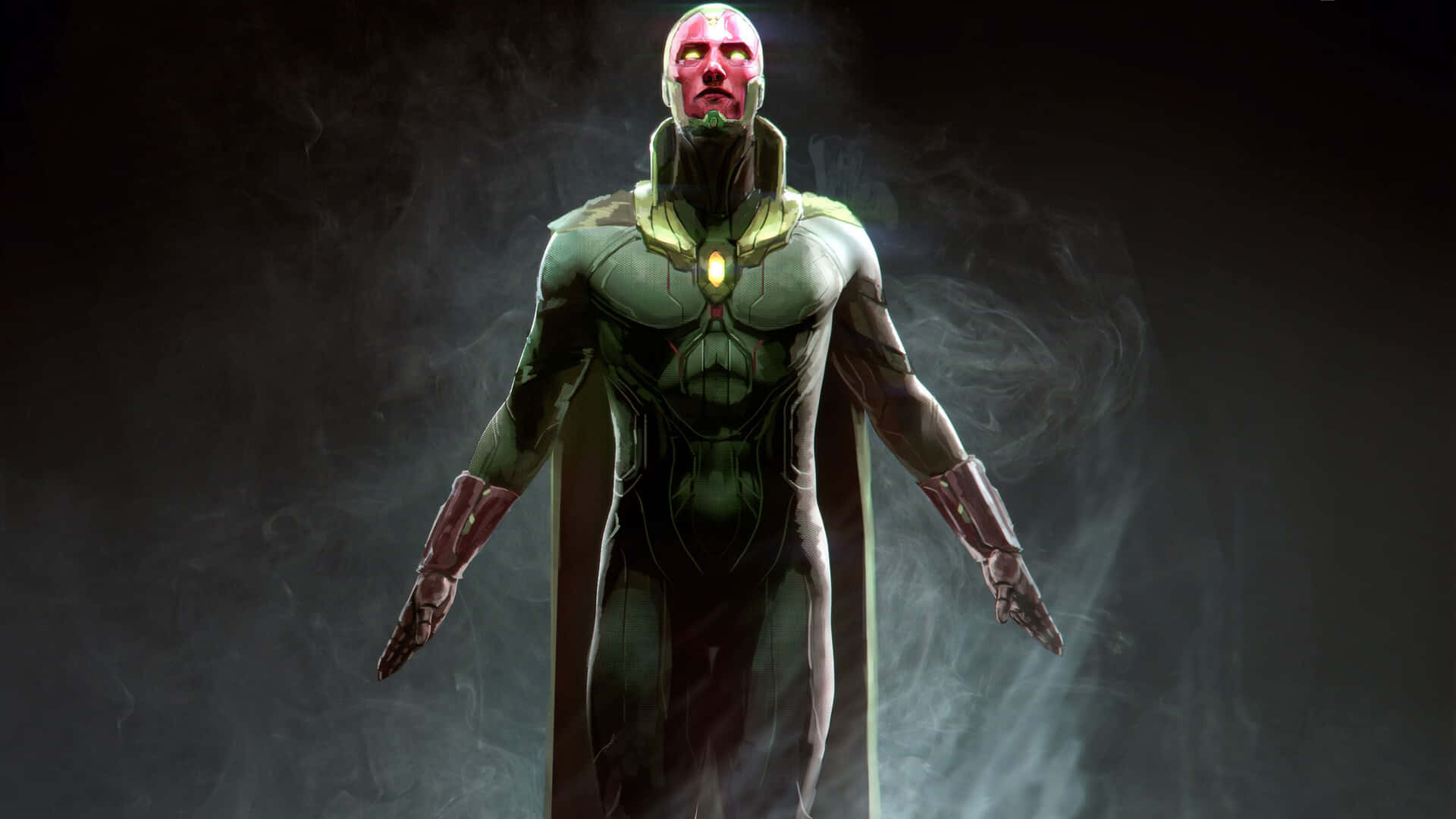 Members Of Vision Avengers Assemble To Save The Day Background