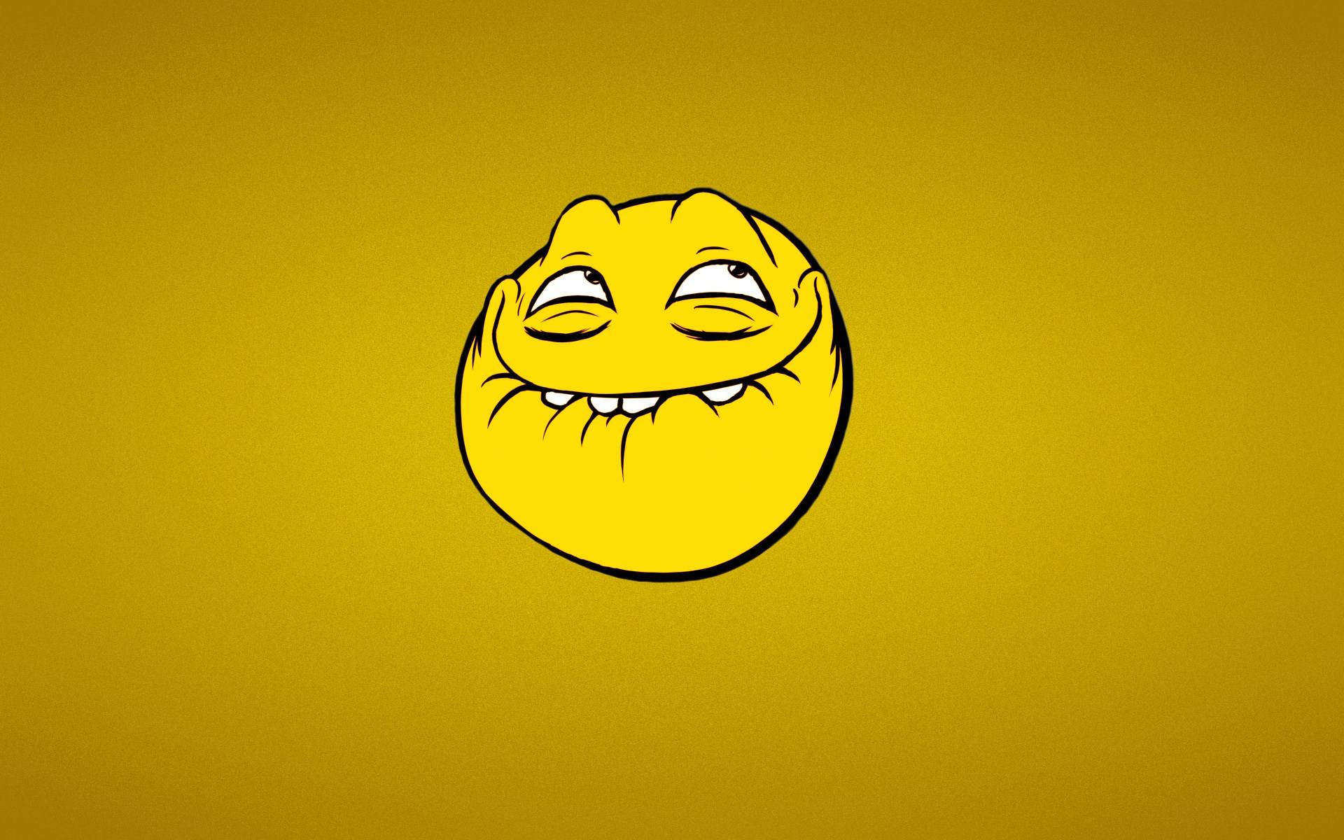 Meme Face In Yellow