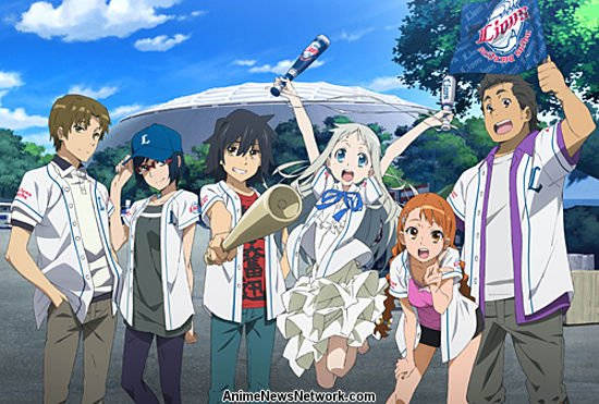 Memorable Moments Of Anohana Characters Background