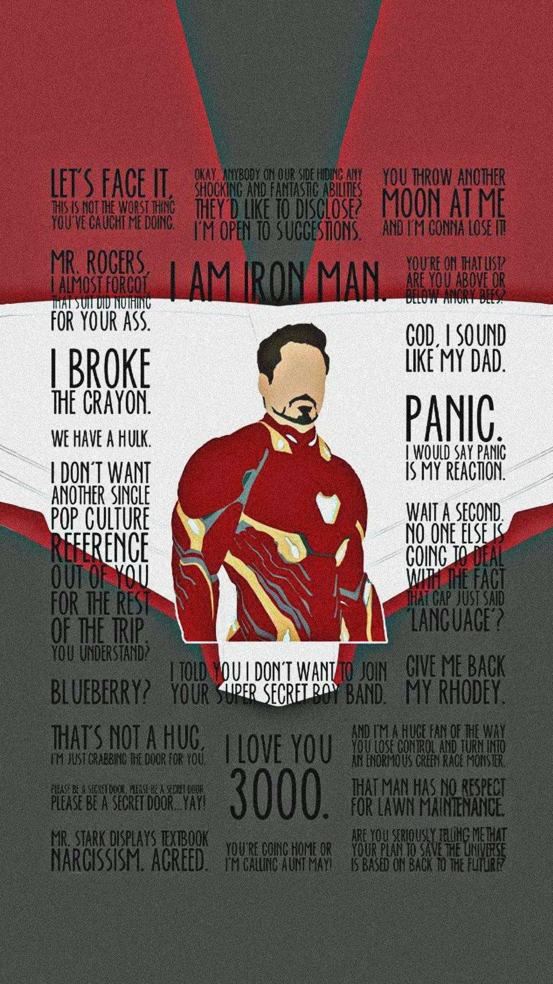 Memorable Quotes From Iron Man Android Background