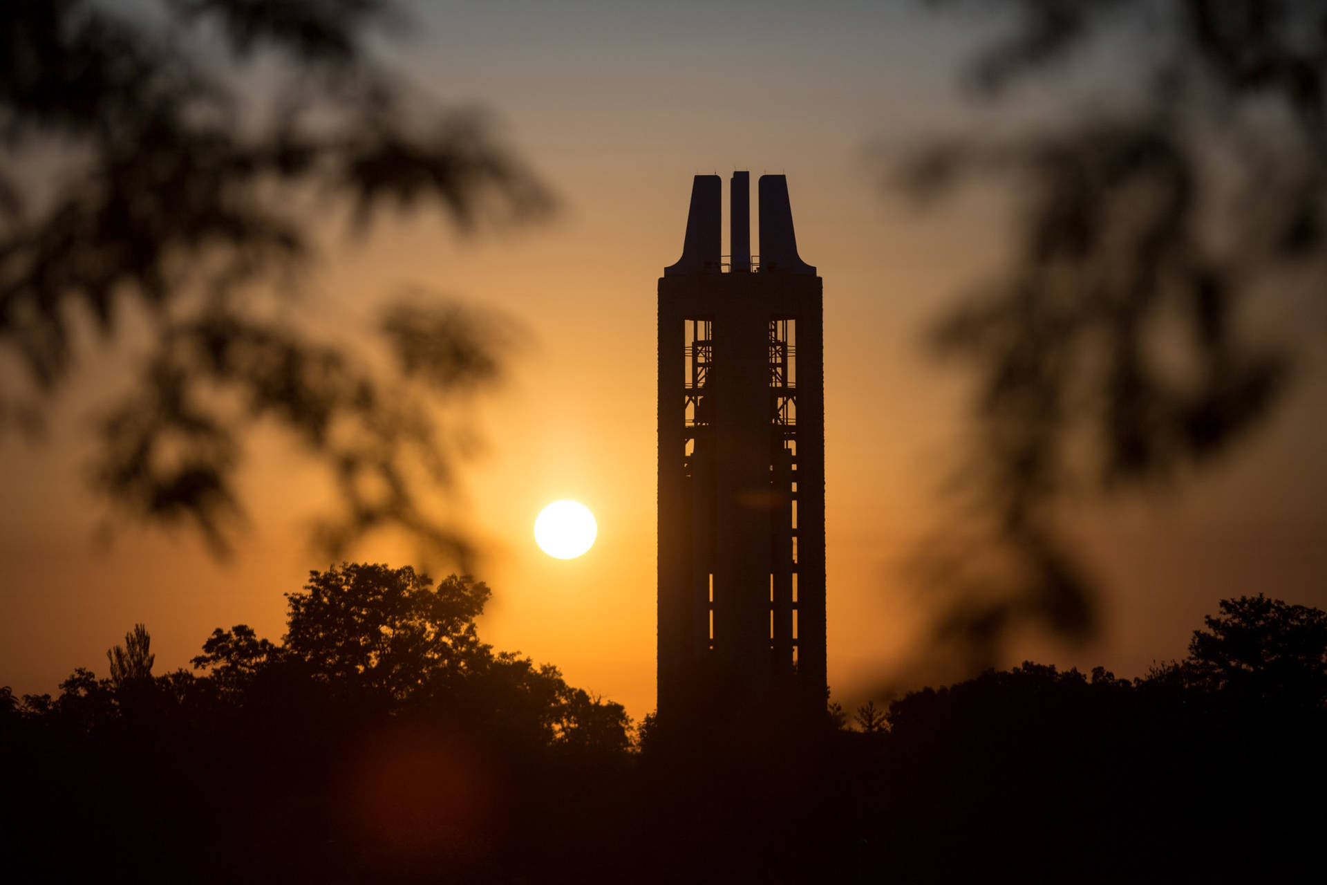 Memorial Carillon Silhouette University Of Kansas