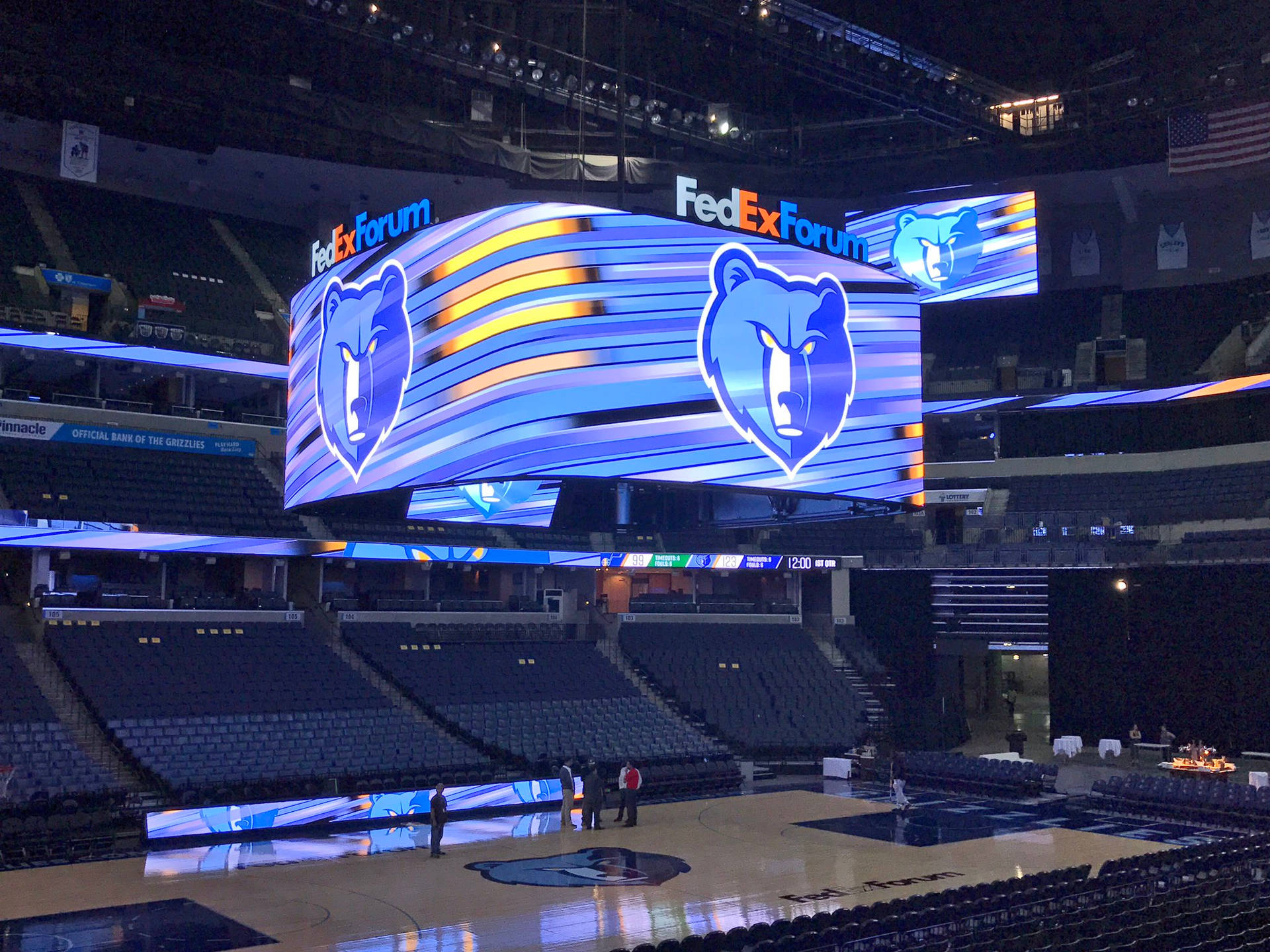 Memphis Grizzlies Basketball Court