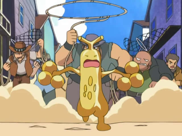 Men Chasing Sudowoodo