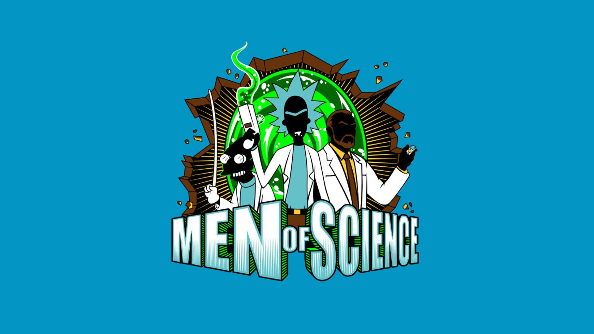 Men Of Science Art Background