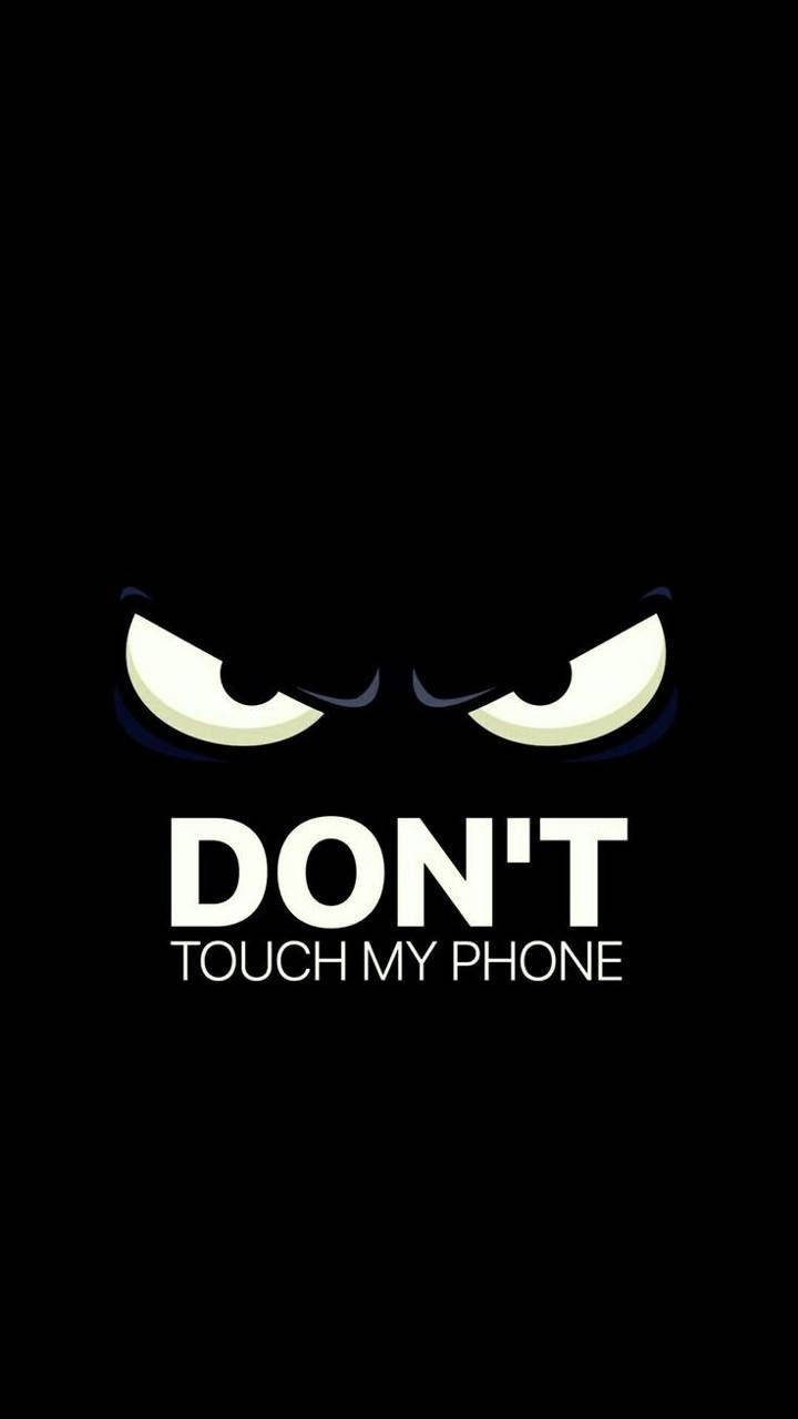 Men Phone Don’t Touch Background