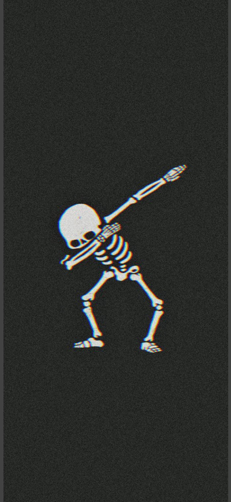 Men Phone Skeleton Dabbing