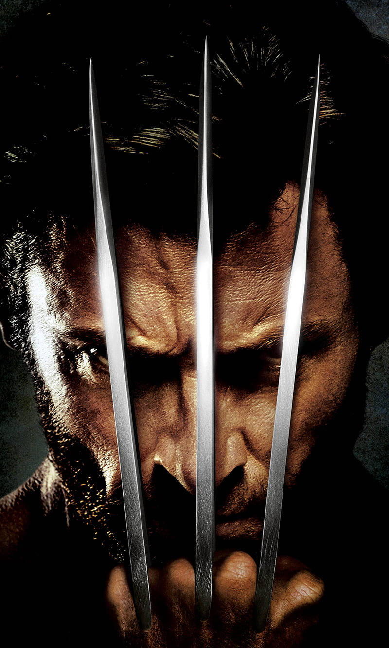 Men Phone Wolverine Claws Background