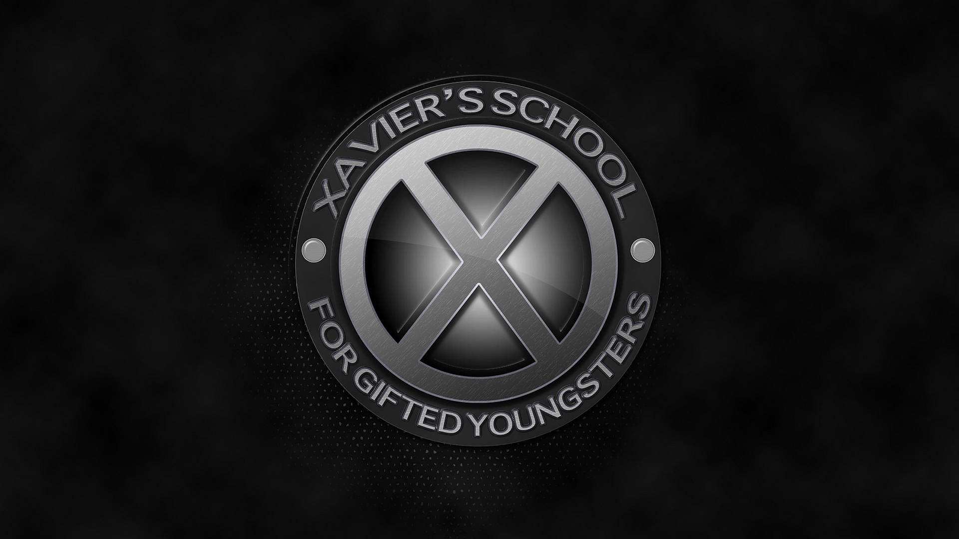 Men Phone Xavier’s School Emblem Background