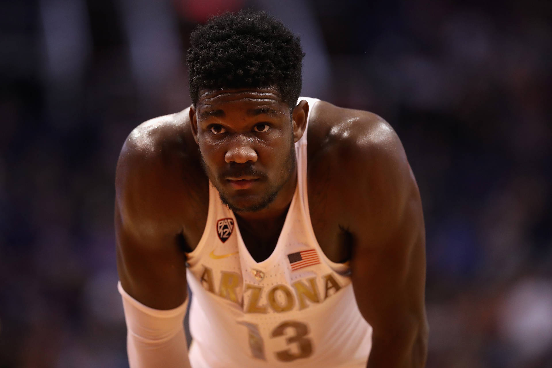 Men's College Basketball Deandre Ayton Arizona Wildcats Background