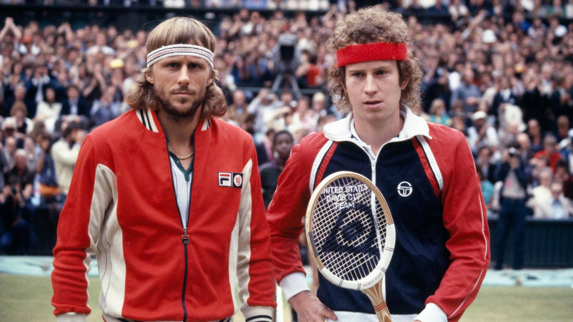 Men's Singles Tennis Tournament Björn Borg John Mcenroe Background