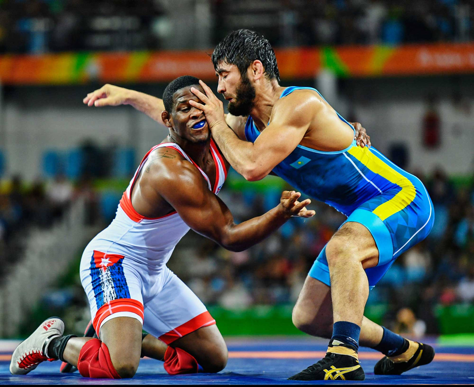 Men's Wrestling Olympic Sports Background