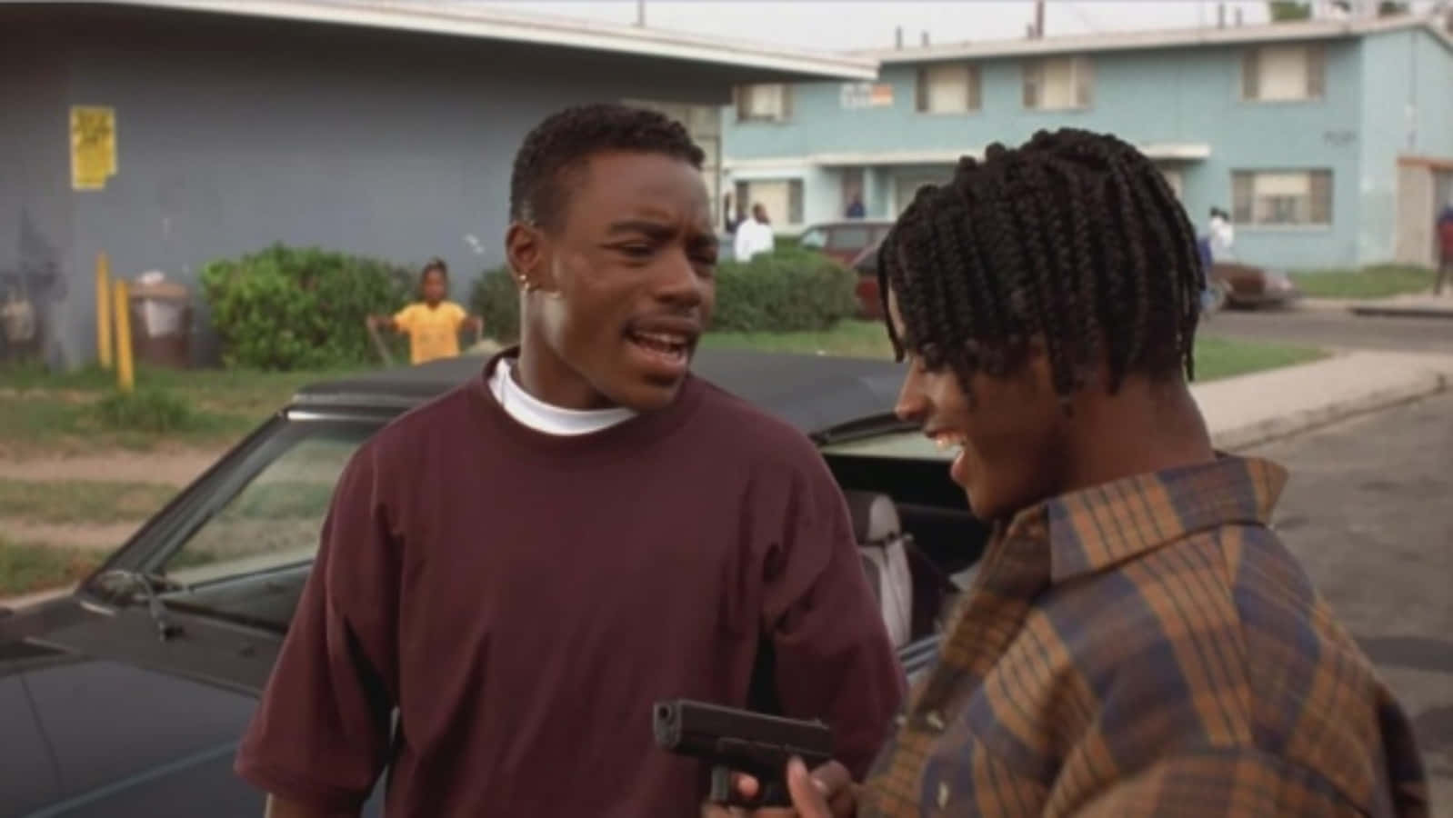 Menace Ii Society Talking Caine And O-dog Background