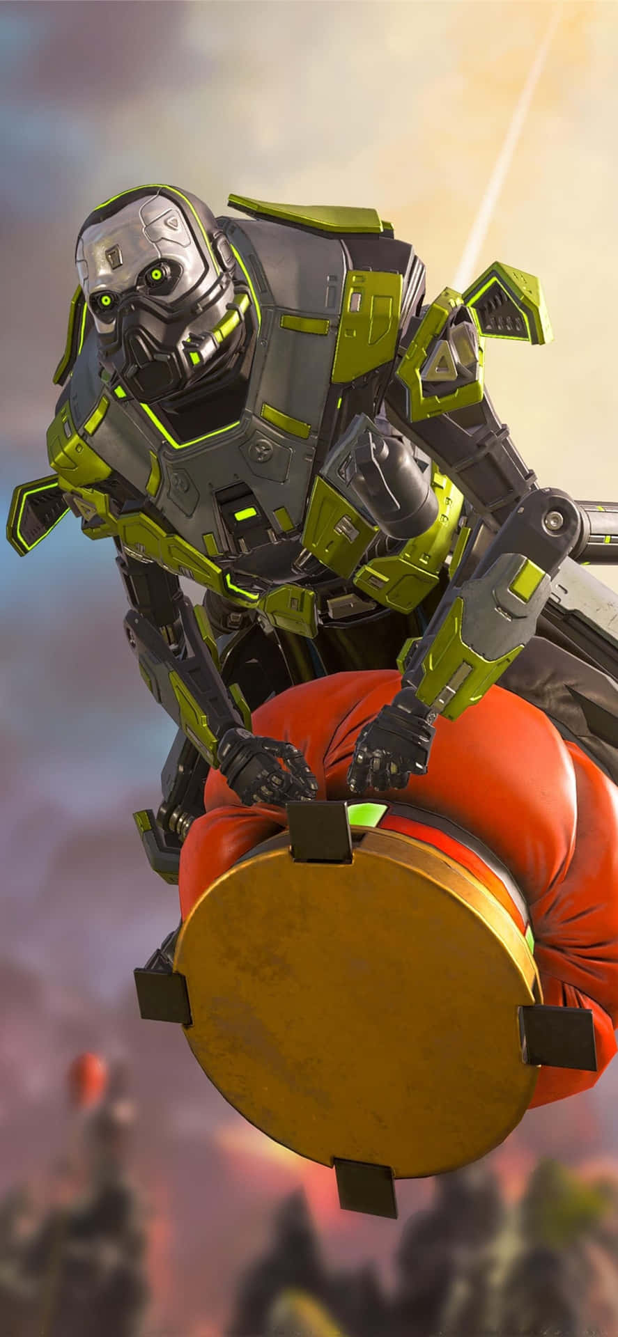 Menacing Caustic Of Apex Legends Background