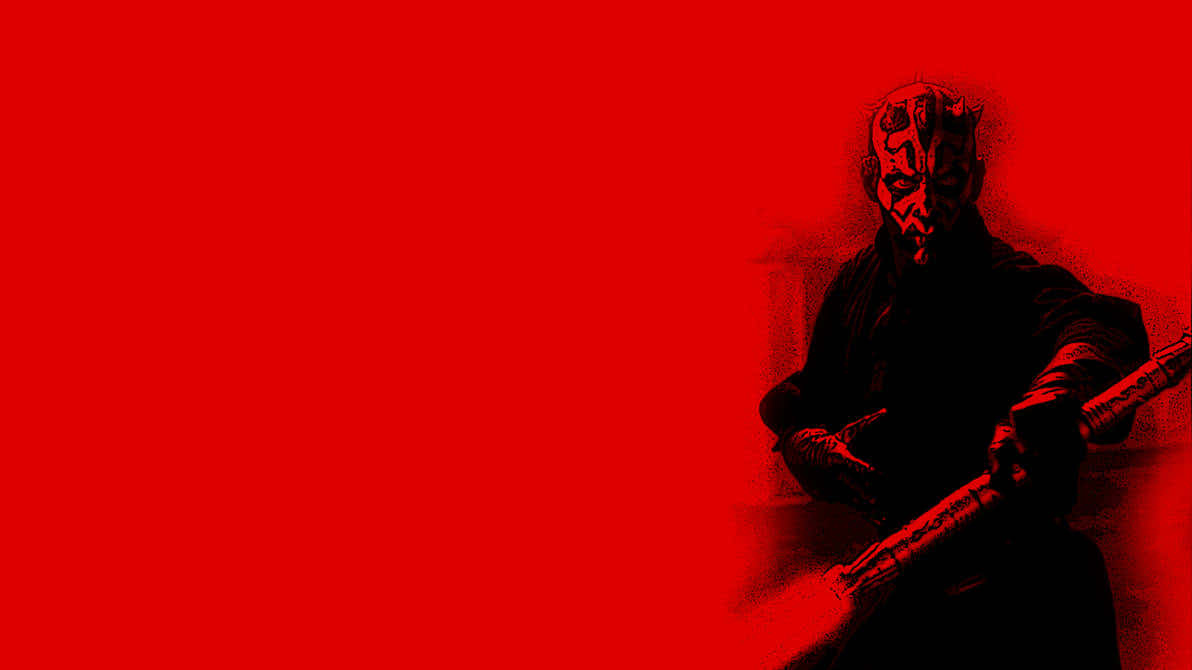 Menacing Crime Lord Darth Maul Background