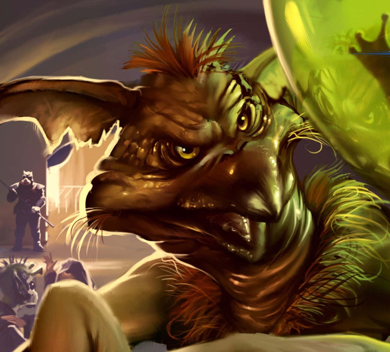 Menacing Salacious Background