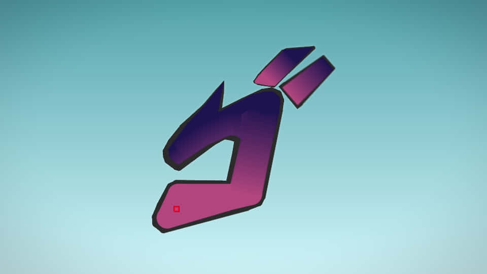 Menacing Sign Gradient Desktop Background