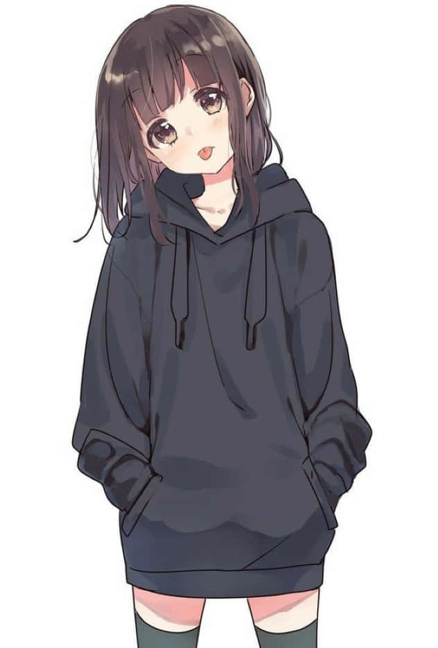 Menhera Chan Looking Cute And Expressive Background