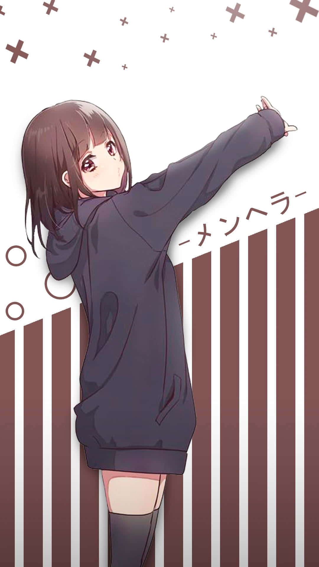 Menhera Chan Looking Radiant In A Pink Outfit Background